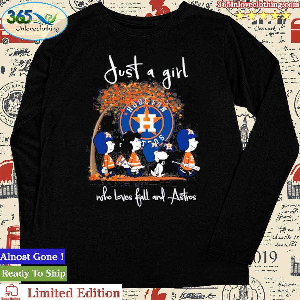 Just A Girl Who Loves Fall And Astros T Shirt - Growkoc