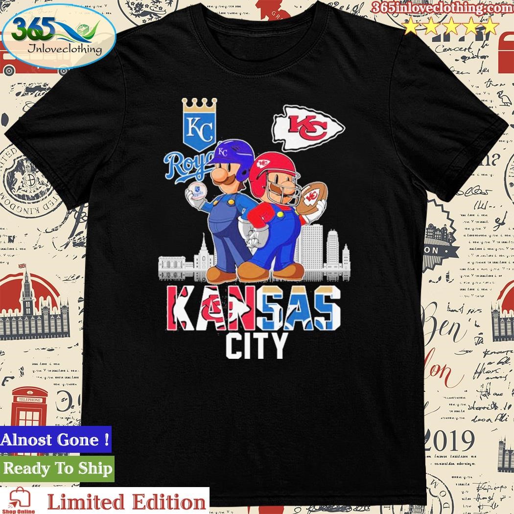Kansas City Royals And Chiefs Super Mario Shirt