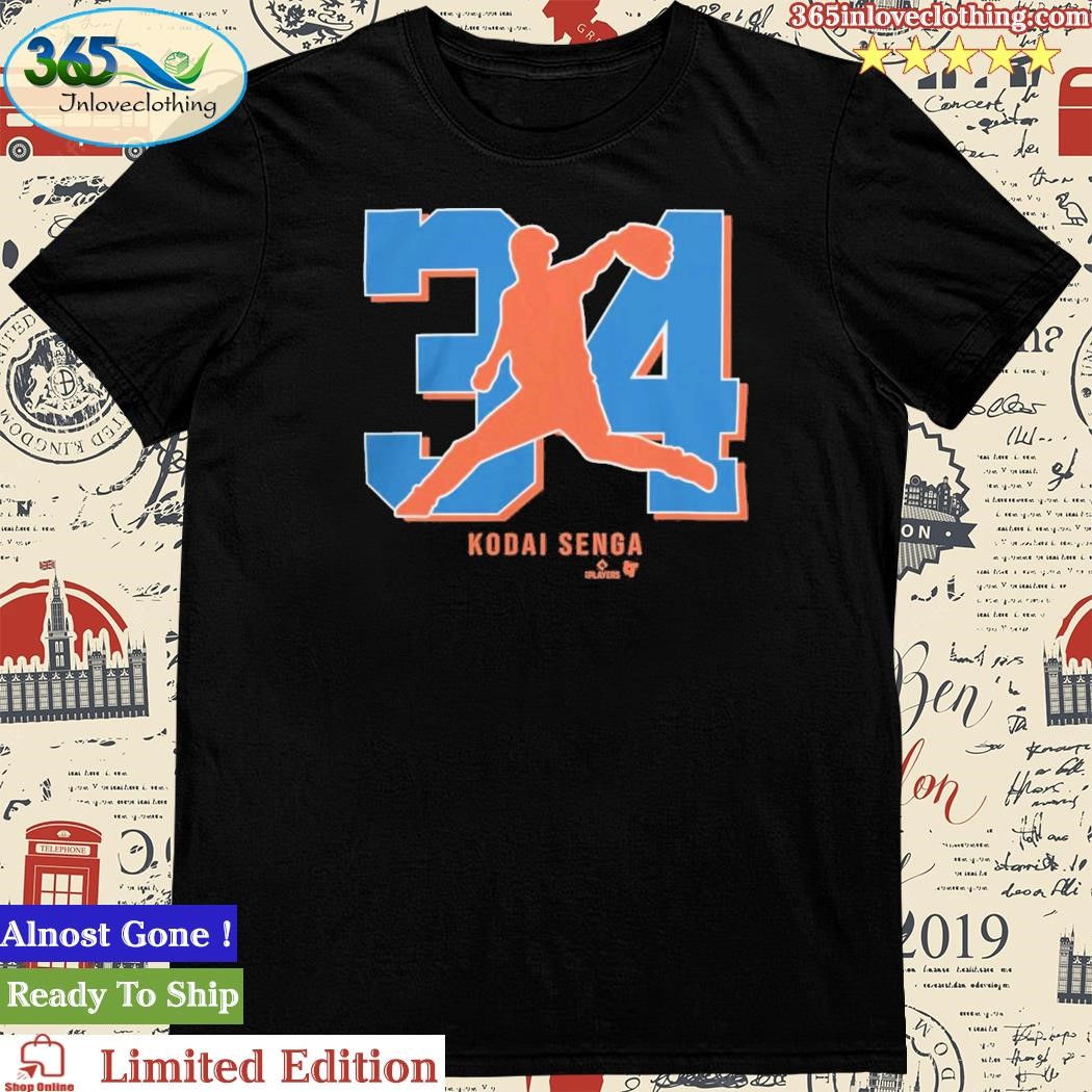 New York Mets Kodai Senga 34 Number Silo Shirt