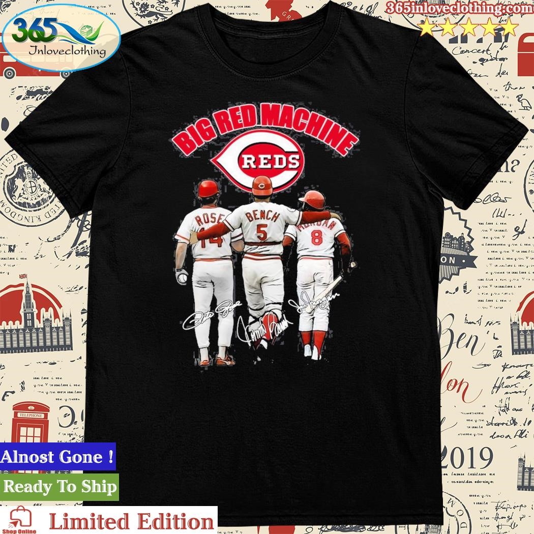 Men's Cincinnati Reds Fanatics Branded Red Big Red Machine Hometown  Collection T-Shirt