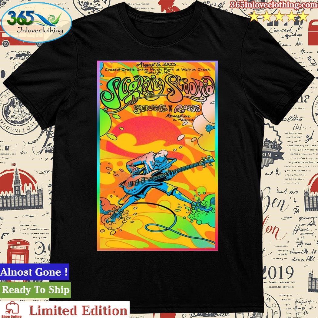 Official 2023 Slightly Stoopid Tour Raleigh, NC Poster Shirt