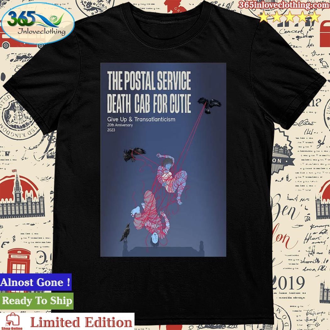 Official 20th Anniversary TPS DCfC Poster The Postal Service Shirt
