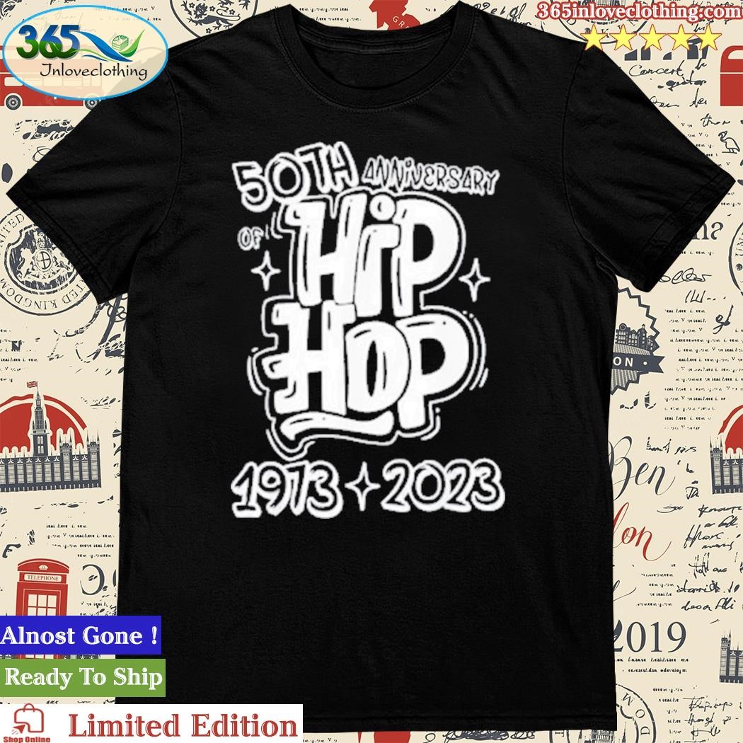 Official 50 Years Old 50Th Anniversary Of Hip Hop Graffiti Hip Hop New Shirt