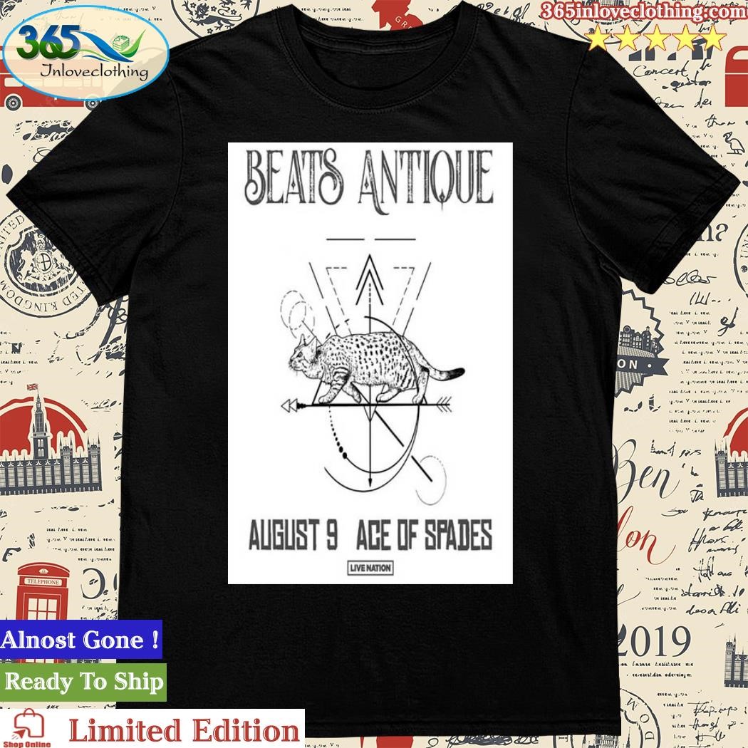 Official beats Antique Ace Of Spades August Tour 2023 Poster Shirt