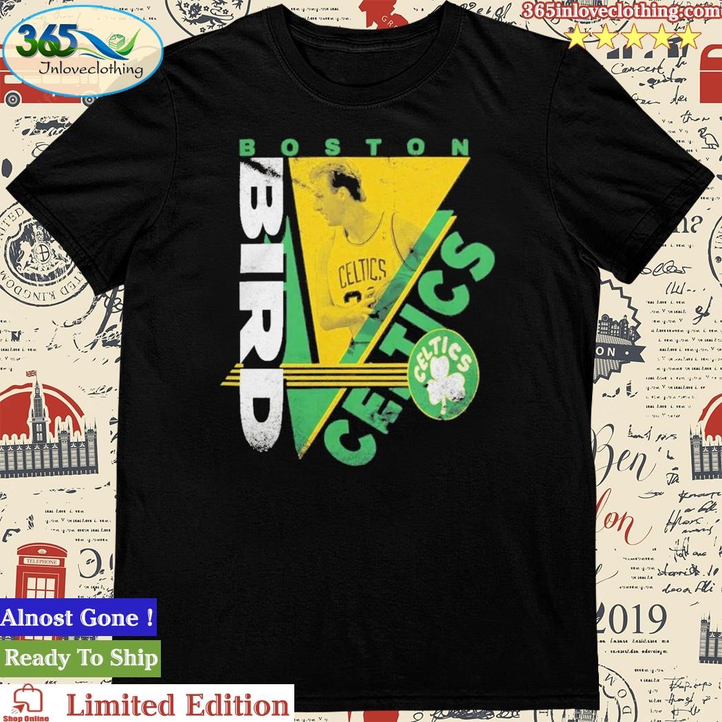 Official boston Celtics Larry Bird In The Zone SS Ctn Shirt