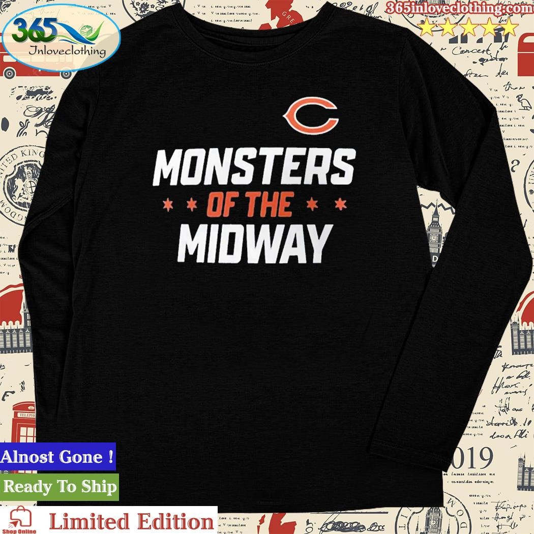 Official Chicago bears monsters of the midway 2023 T-shirt, hoodie, tank  top, sweater and long sleeve t-shirt