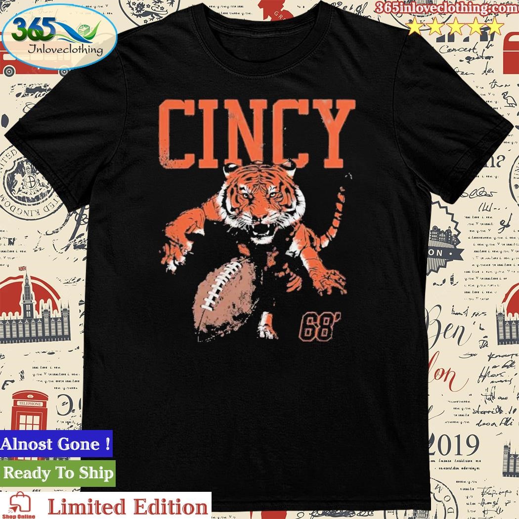 Official cincy Shirts Cincy Football Tiger Attack '68 Shirt