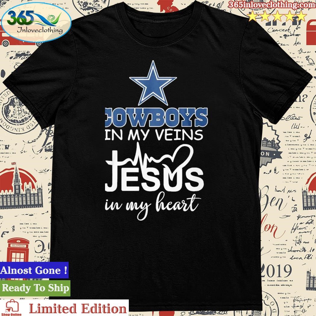 Official dallas Cowboys In My Veins Unisex T-Shirt