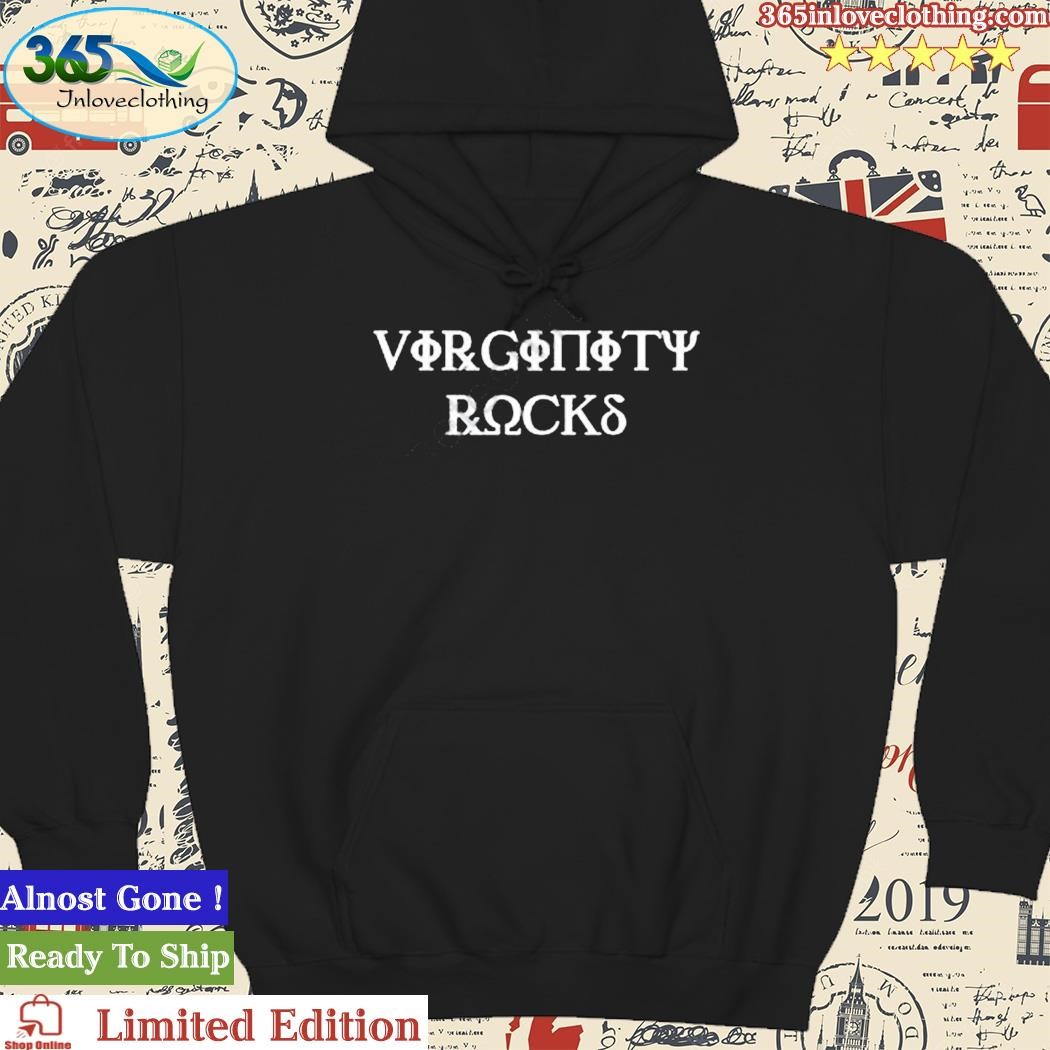 Maroon virginity 2025 rocks hoodie