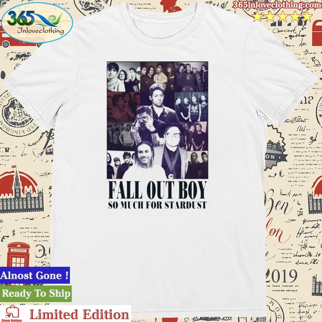 Official fOBDaily Fall Out Boy So Much For Stardust Tee Shirt