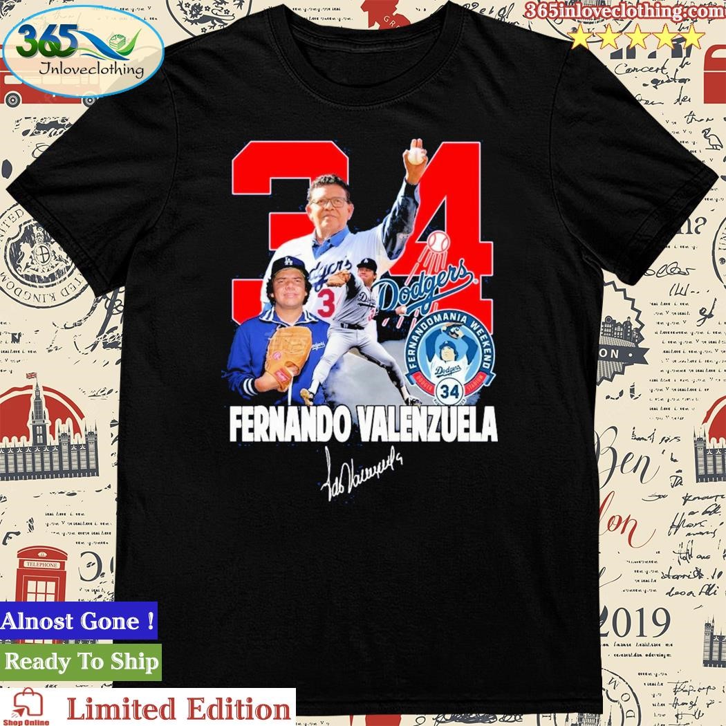 Official fernando Valenzuela – Fernandomania Weekend Signature T-Shirt