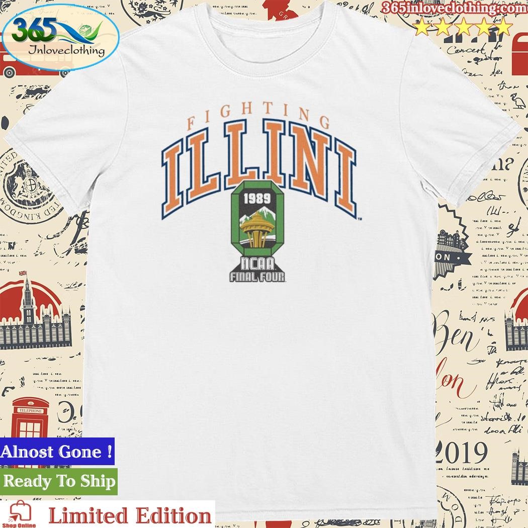 Official fighting Illini 1989 Ncaa final Four Shirt