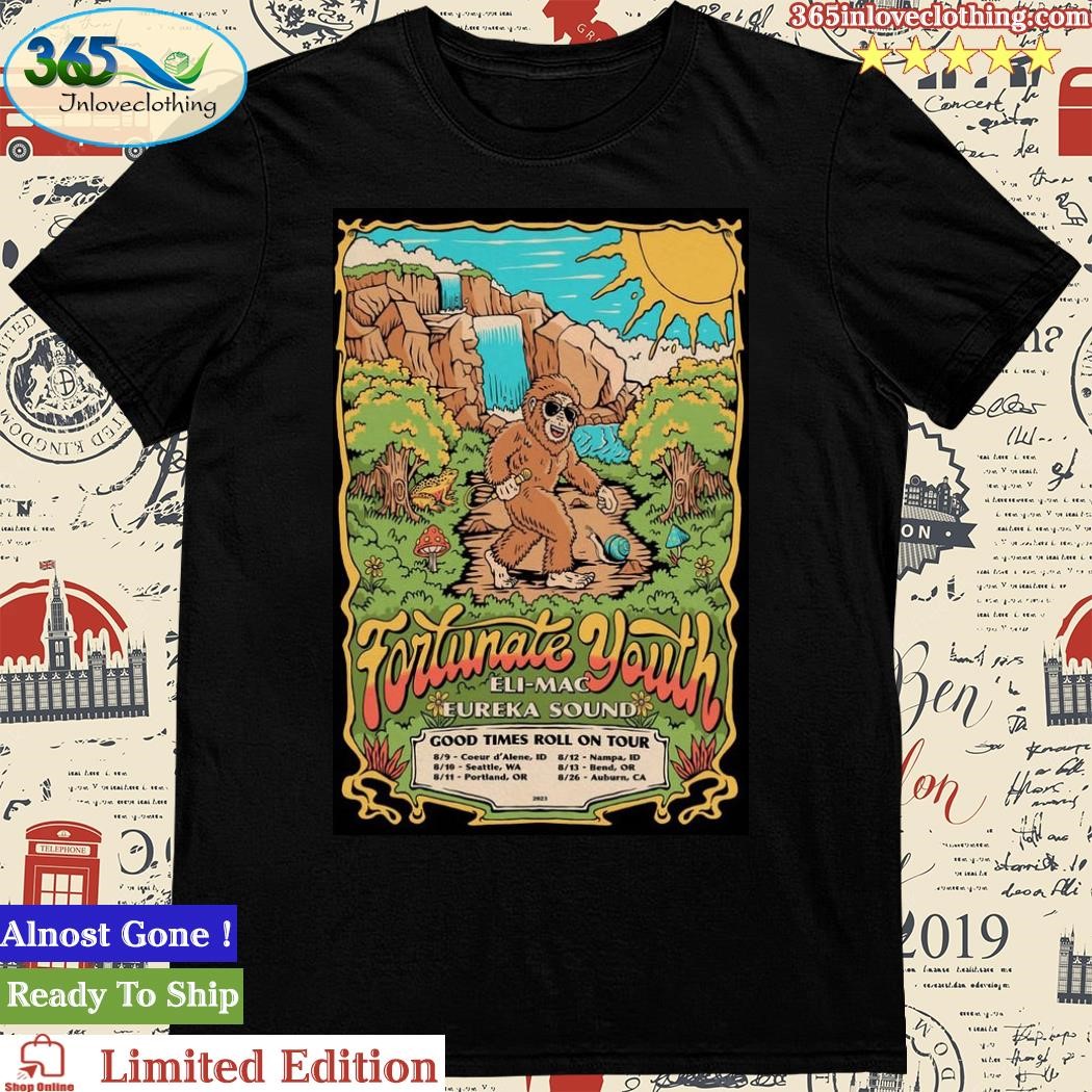 Official fortunate Youth Eli-Mac Eureka Sound 2023 Poster T-Shirt