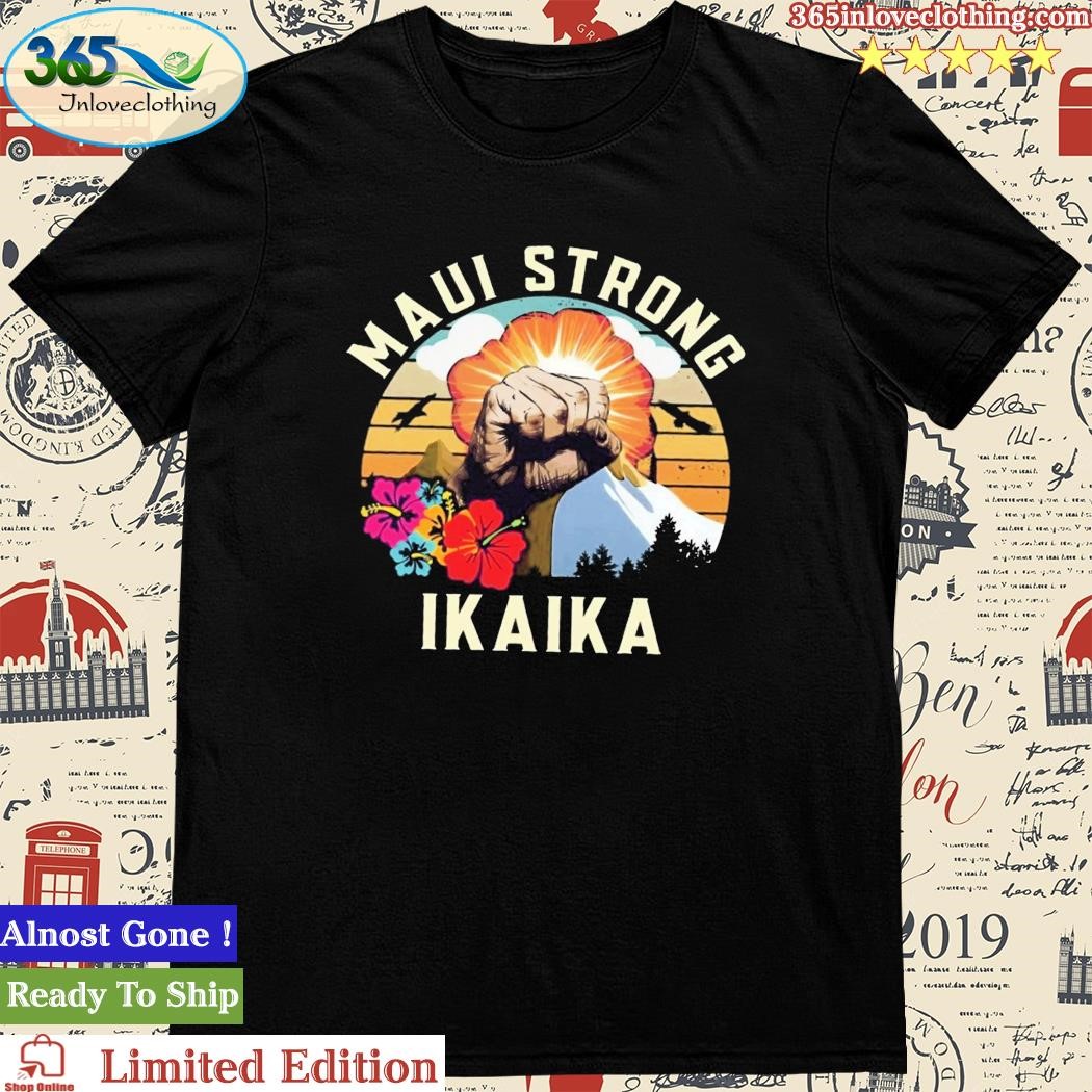 Official fundraiser Ikaika Lahaina Strong Shirt