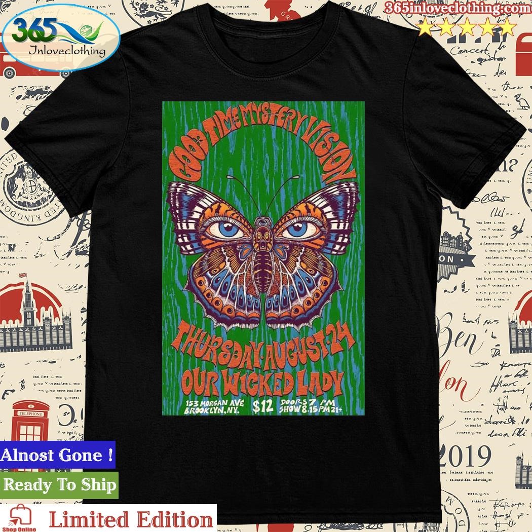 Official good Time Mystery Vision Brooklyn, NY Tour 2023 Poster Shirt