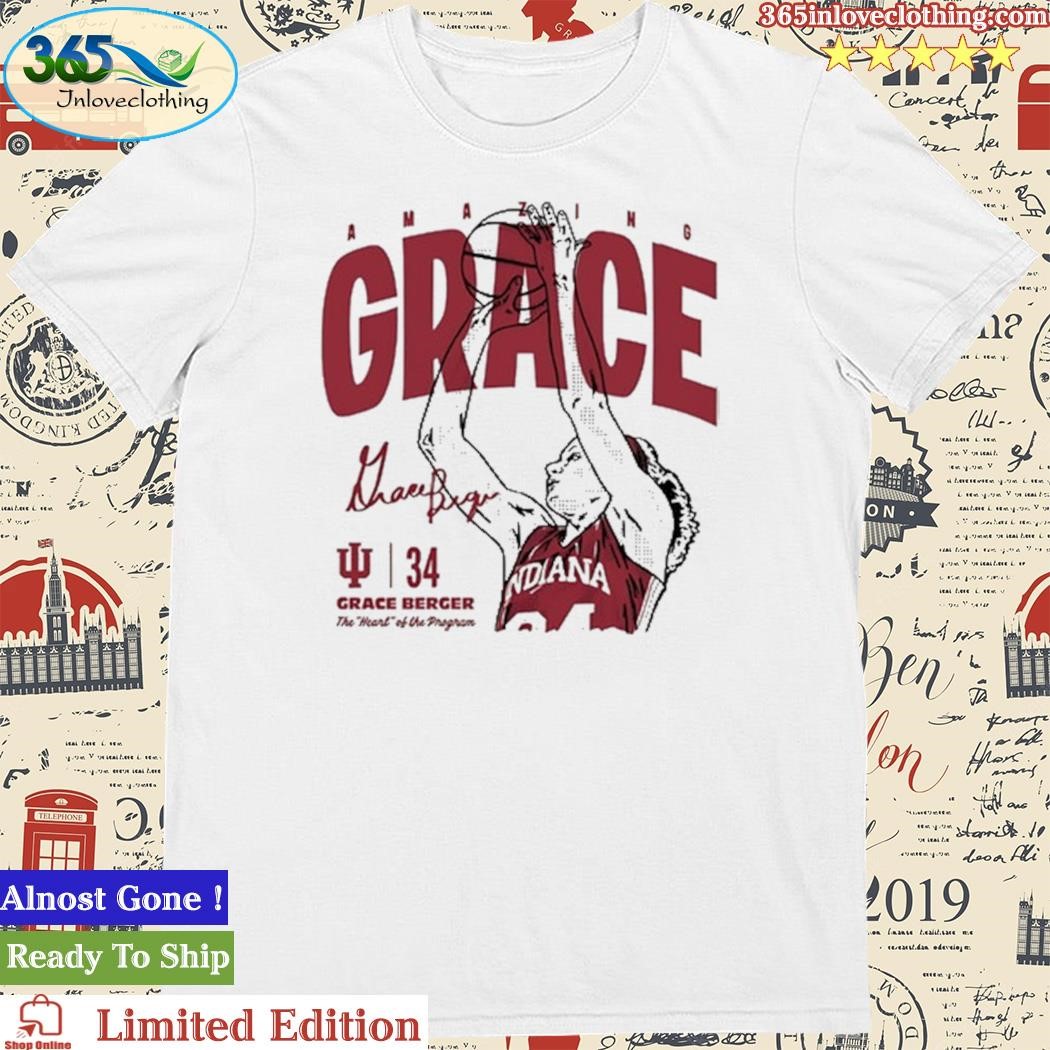 Official grace Berger Indiana Fever The Heart Of The Program Shirt