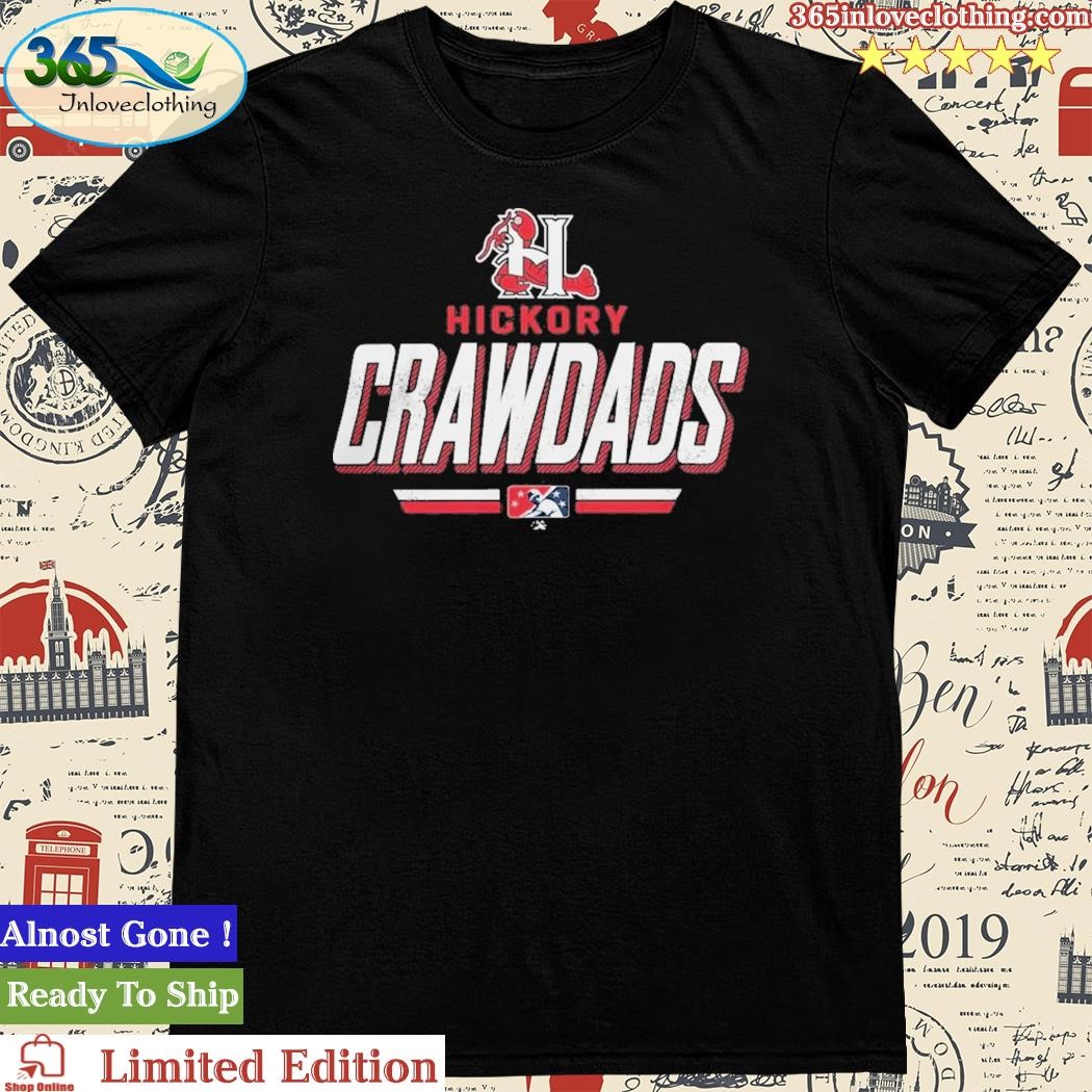 Official hickory Crawdads Double Black Grandstand Performance Milb