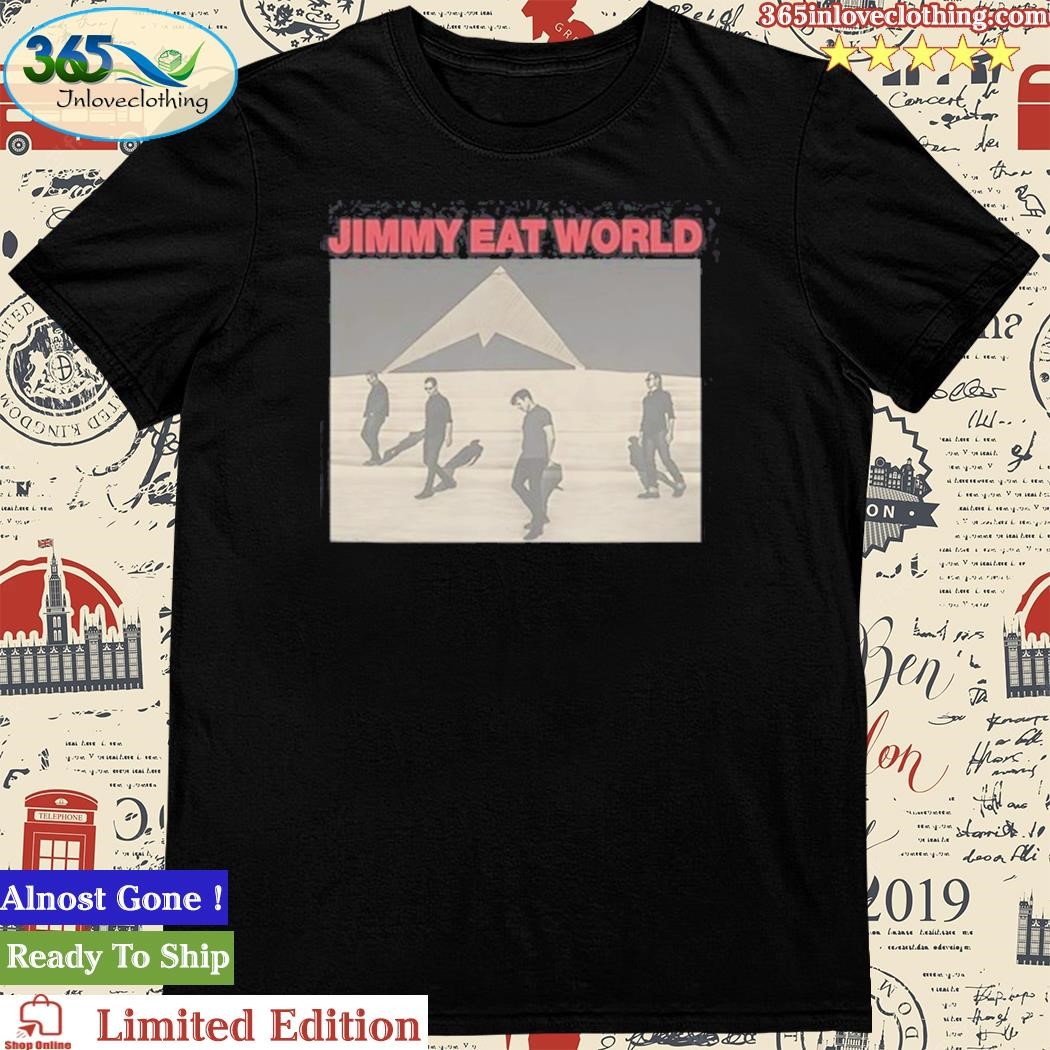 Official jimmy Eat World Pyramid Photo Shirt