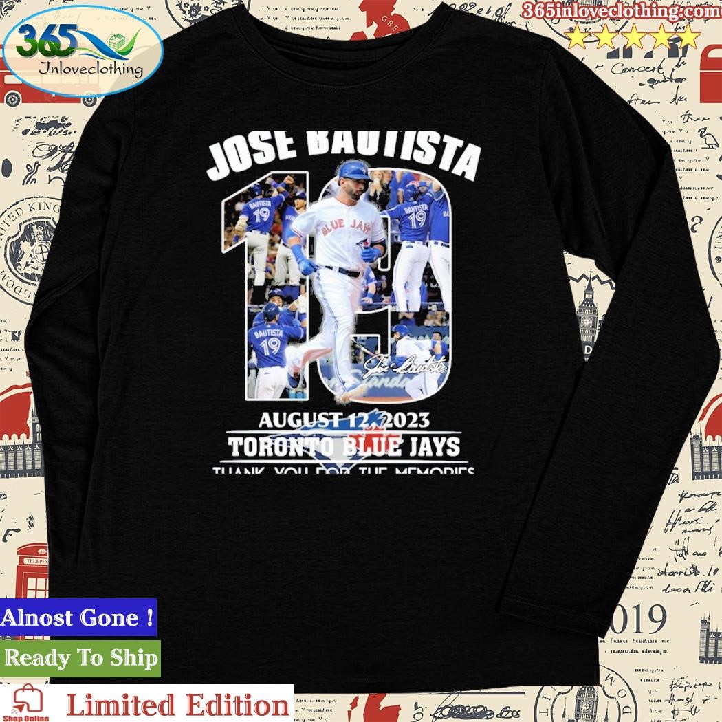 Men's Toronto Blue Jays Jose Bautista Majestic White Authentic Home Jersey