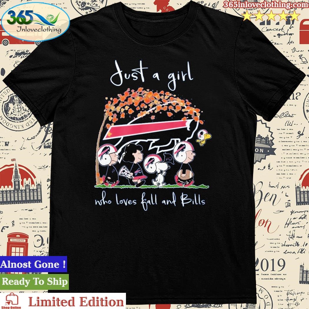 Official just A Girl Who Love Fall And Buffalo Bills Unisex T-Shirt
