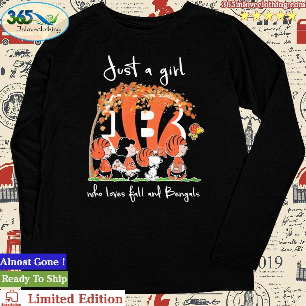 Just A Girl Who Love Fall And Cincinnati Bengals Tee Shirt - Yesweli