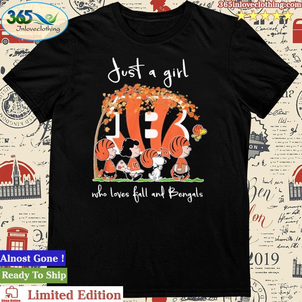 Just A Girl Who Love Fall And Cincinnati Bengals Tee Shirt - Yesweli