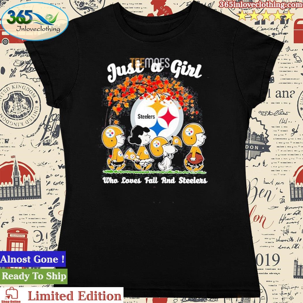 Official just A Girl Who Love Fall And Pittsburgh Steelers Peanuts Snoopy  Tshirt, hoodie, sweater, long sleeve and tank top