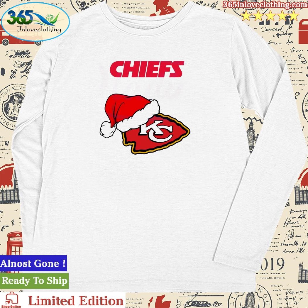 Official Kansas city Chiefs NFL Christmas logo T-shirt, hoodie, tank top,  sweater and long sleeve t-shirt