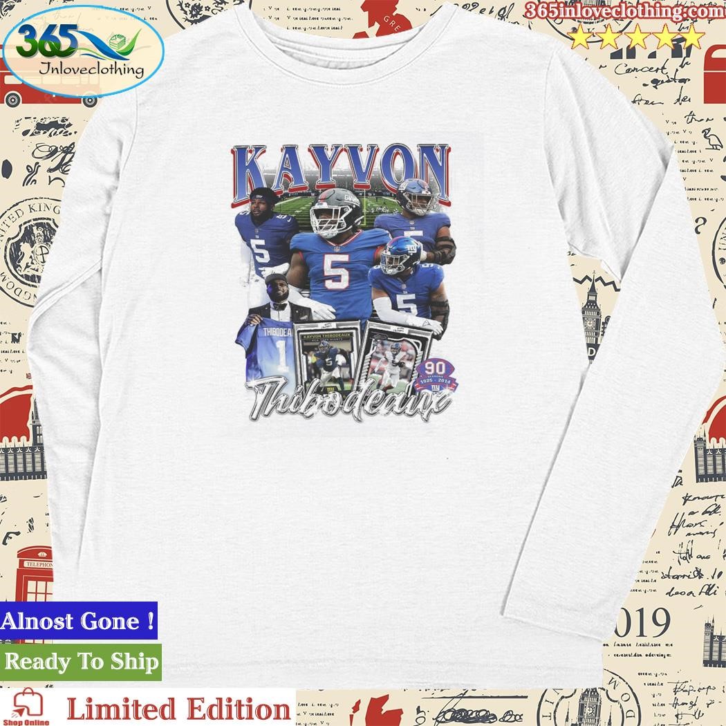 Kayvon Thibodeaux 5 New York Giants football retro poster shirt, hoodie,  sweater, long sleeve and tank top