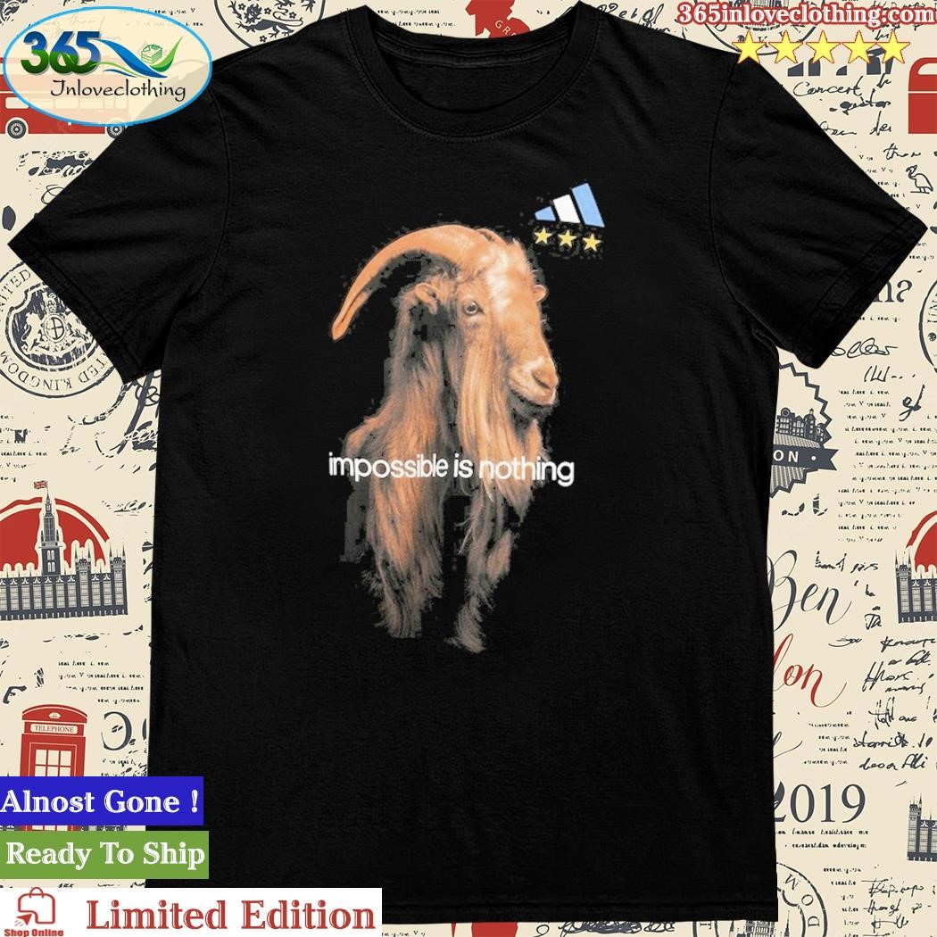 Official lionel Messi Argentina National Team adidas Goat T-Shirt