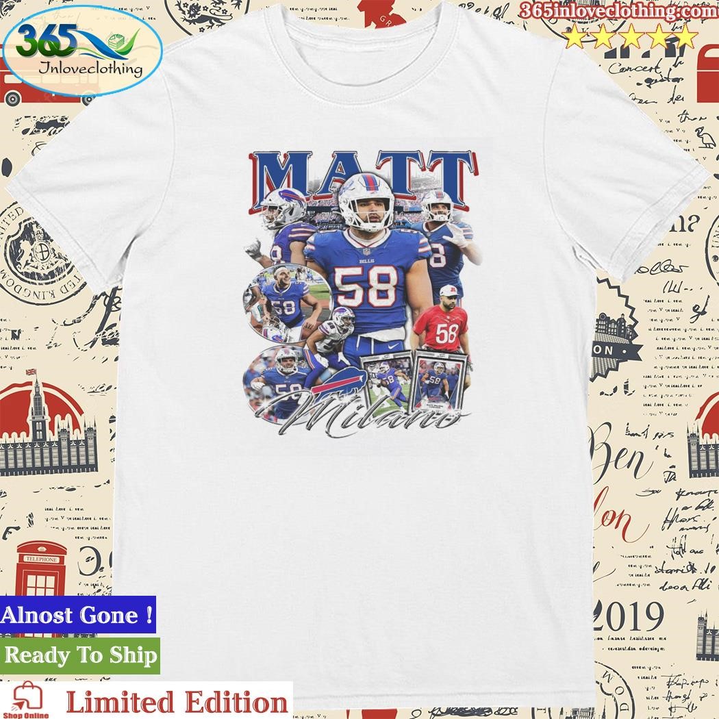 Official buffalo Bills NFL matt milano T-shirts, hoodie, tank top