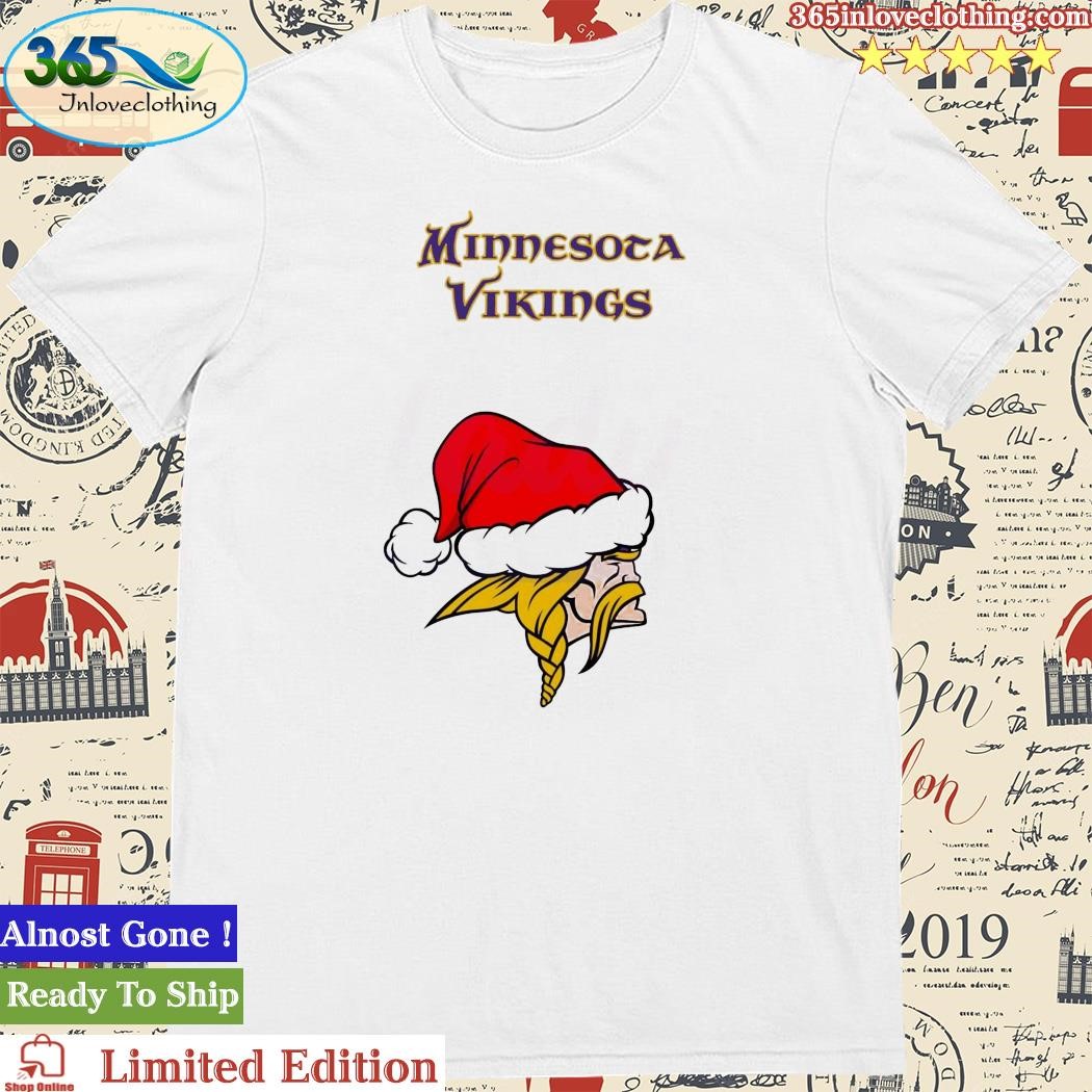 Official minnesota Vikings NFL Christmas Logo Shirt