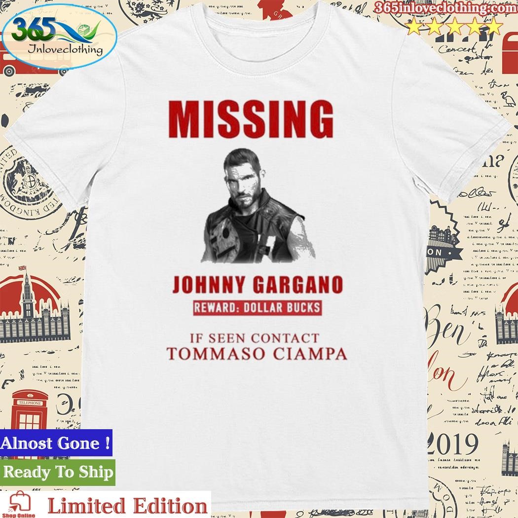 Official missing Johnny Gargano Shirt