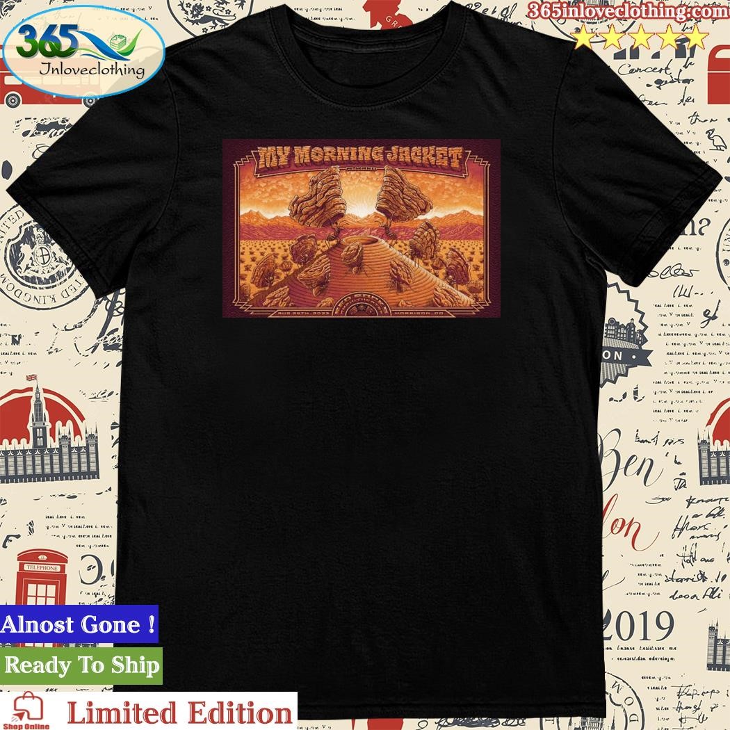 Official my Morning Jacket 2023 Red Rocks Poster Shirt