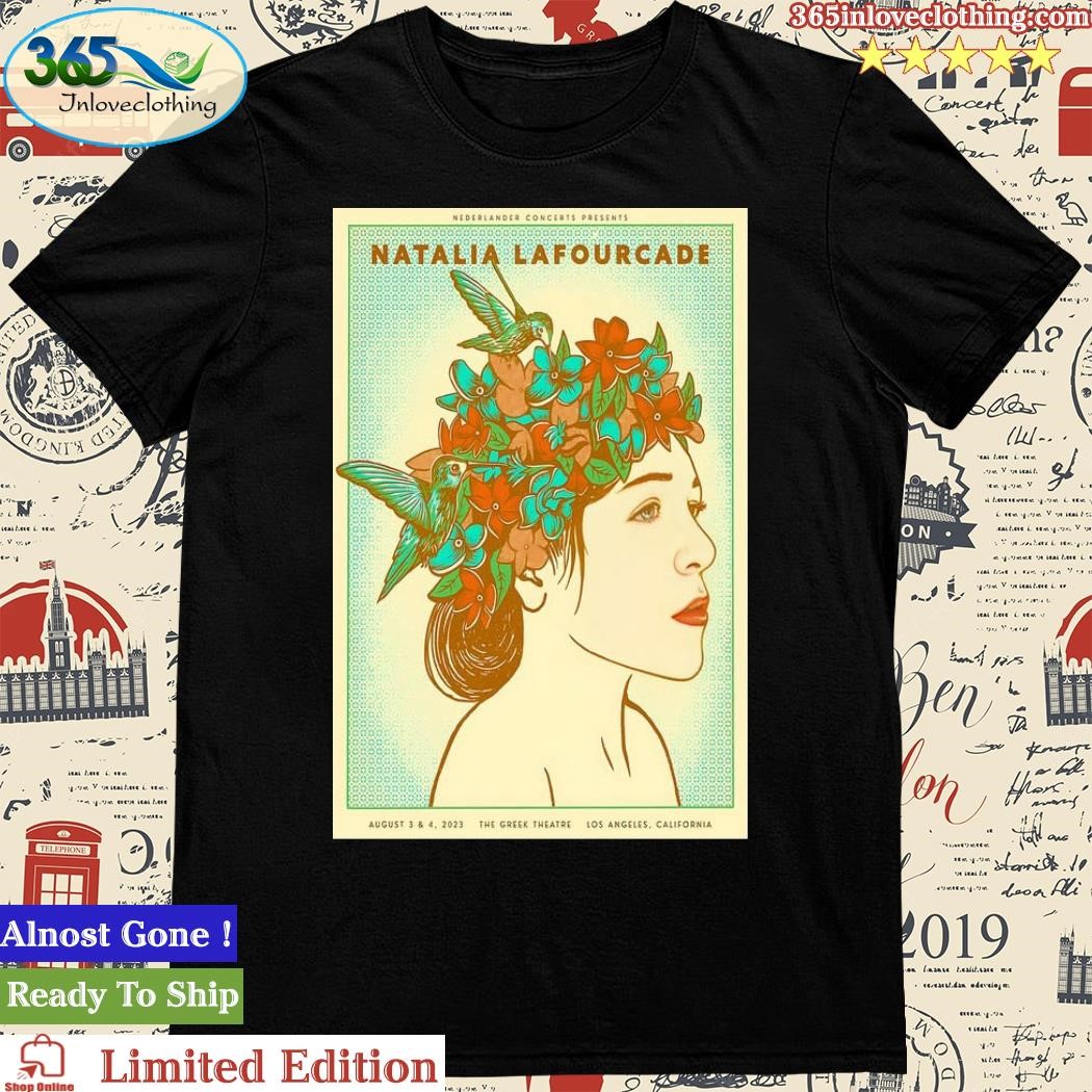 Official natalia Lafourcade Aug 3 & 4, 2023 Los Angeles California Poster Shirt