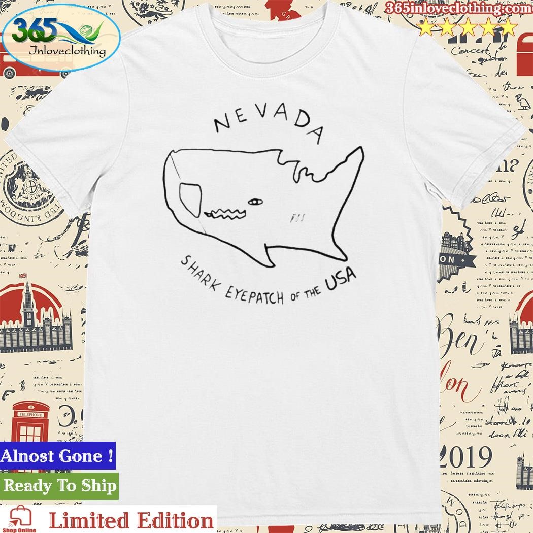 Official nevada Shark Eyepatch Of The Usa Shirt