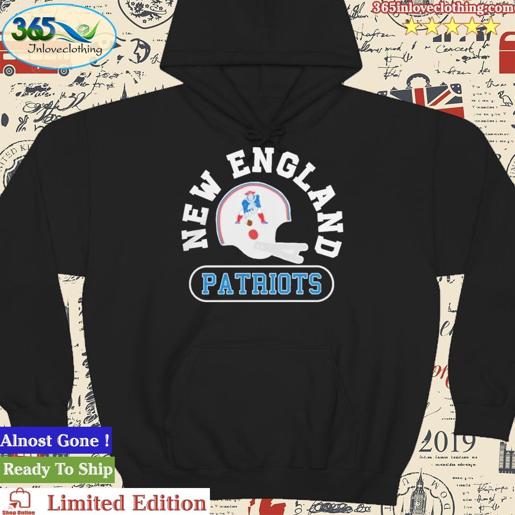 New England Patriots Throwback Helmet Hoodie