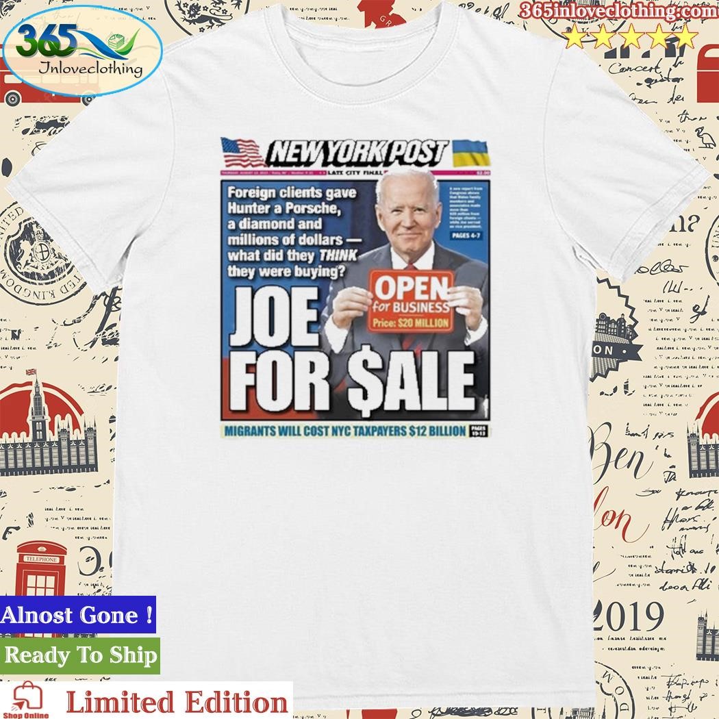 Official new York Post Joe For Sale Shirt