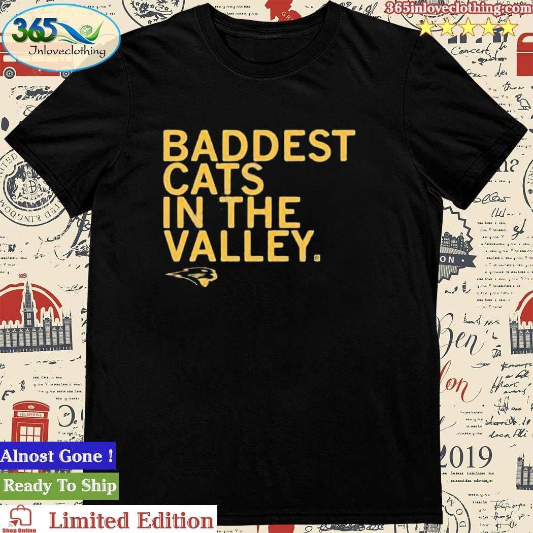 Official northern Iowa Panthers Baddest Cats In The Valley Official Shirt