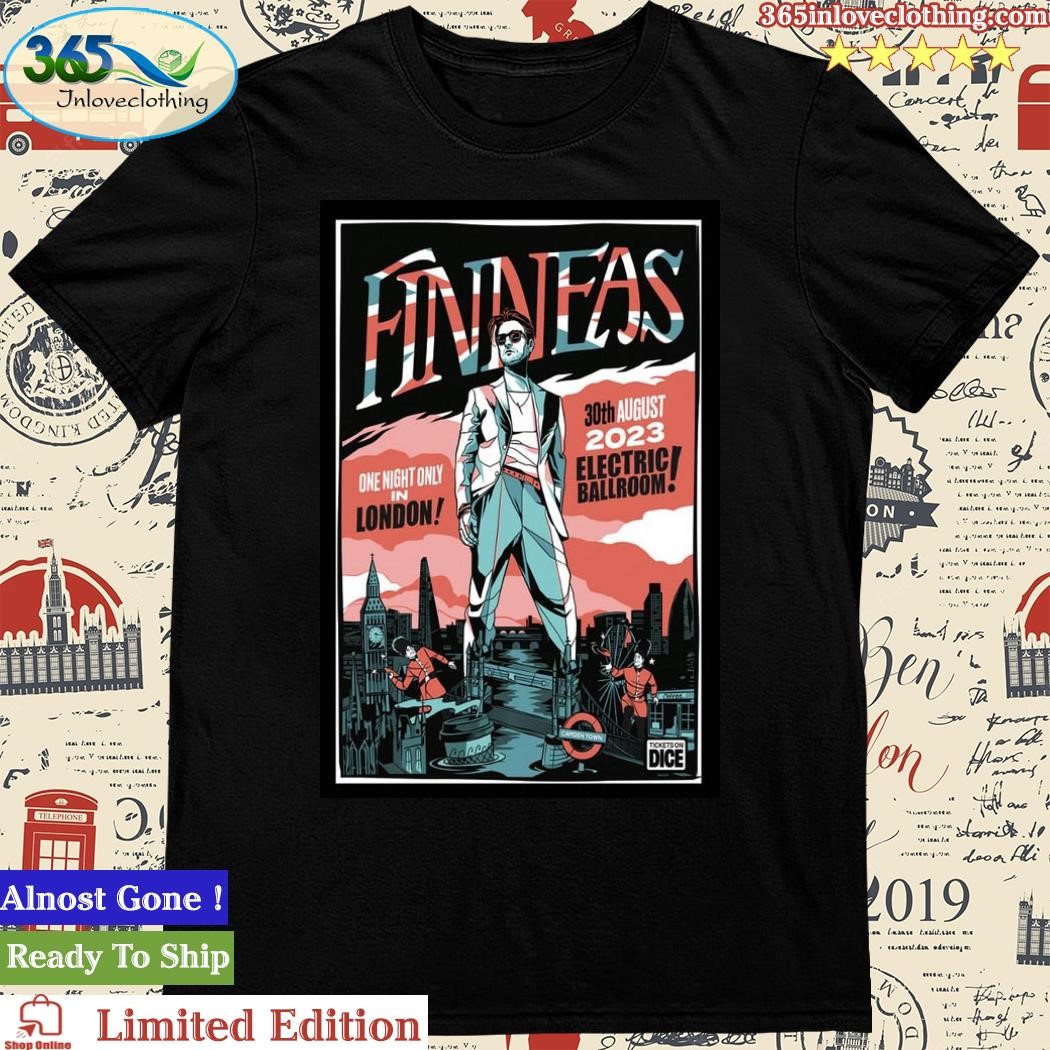 Official poster Finneas London at Electric Ballroom on August 30, 2023 Shirt