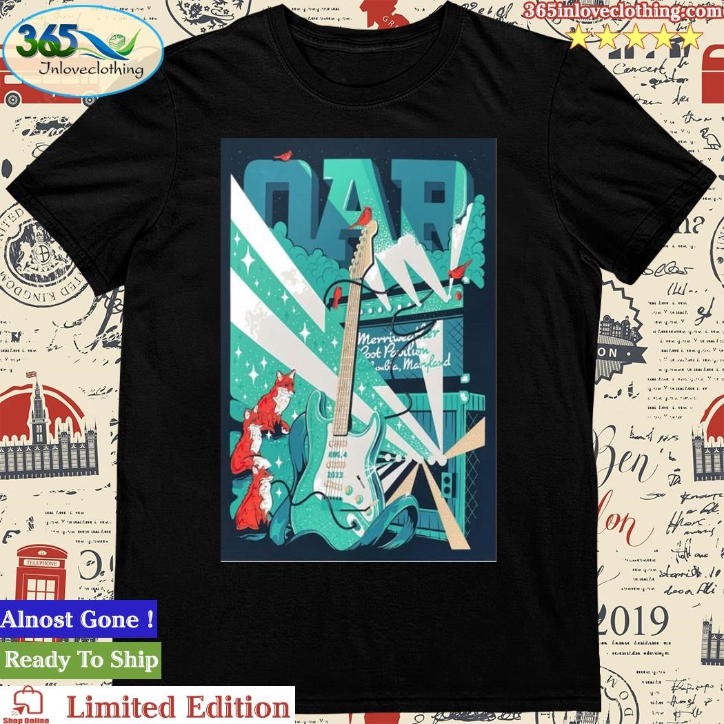 Official poster O.A.R Columbia, MD August 04 2023 Shirt