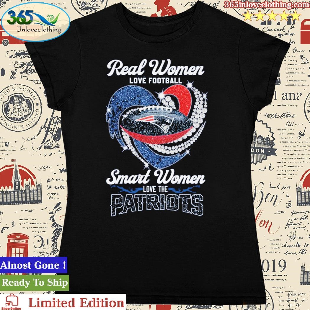 Real Women Love Football Smart Women Love The New England Patriots 2023  Signatures Shirt in 2023