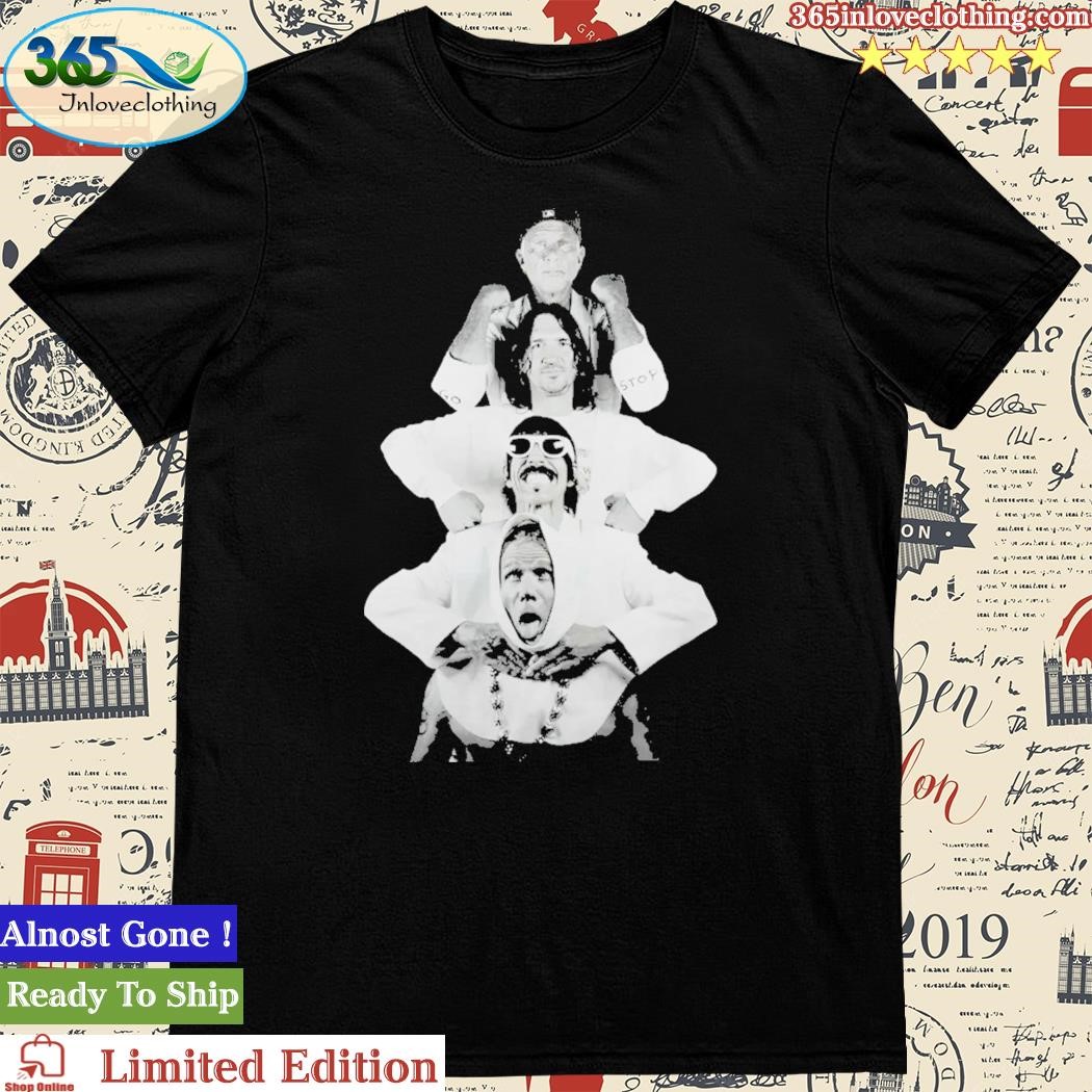 Official red Hot Chili Peppers Four Wise Men Tee Shirt
