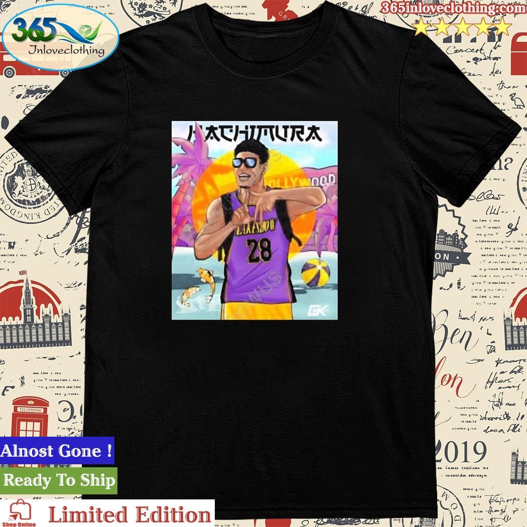 Official rui Hachimura Hollywood Here To Stay Tee Shirt