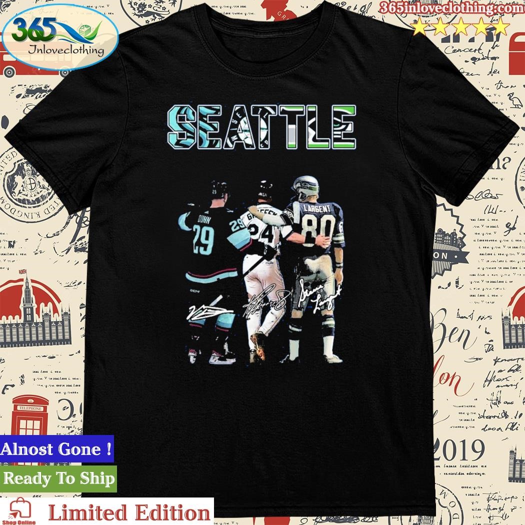 Seattle Kraken Seattle Seahawks And Seattle Mariners Unisex T-Shirt