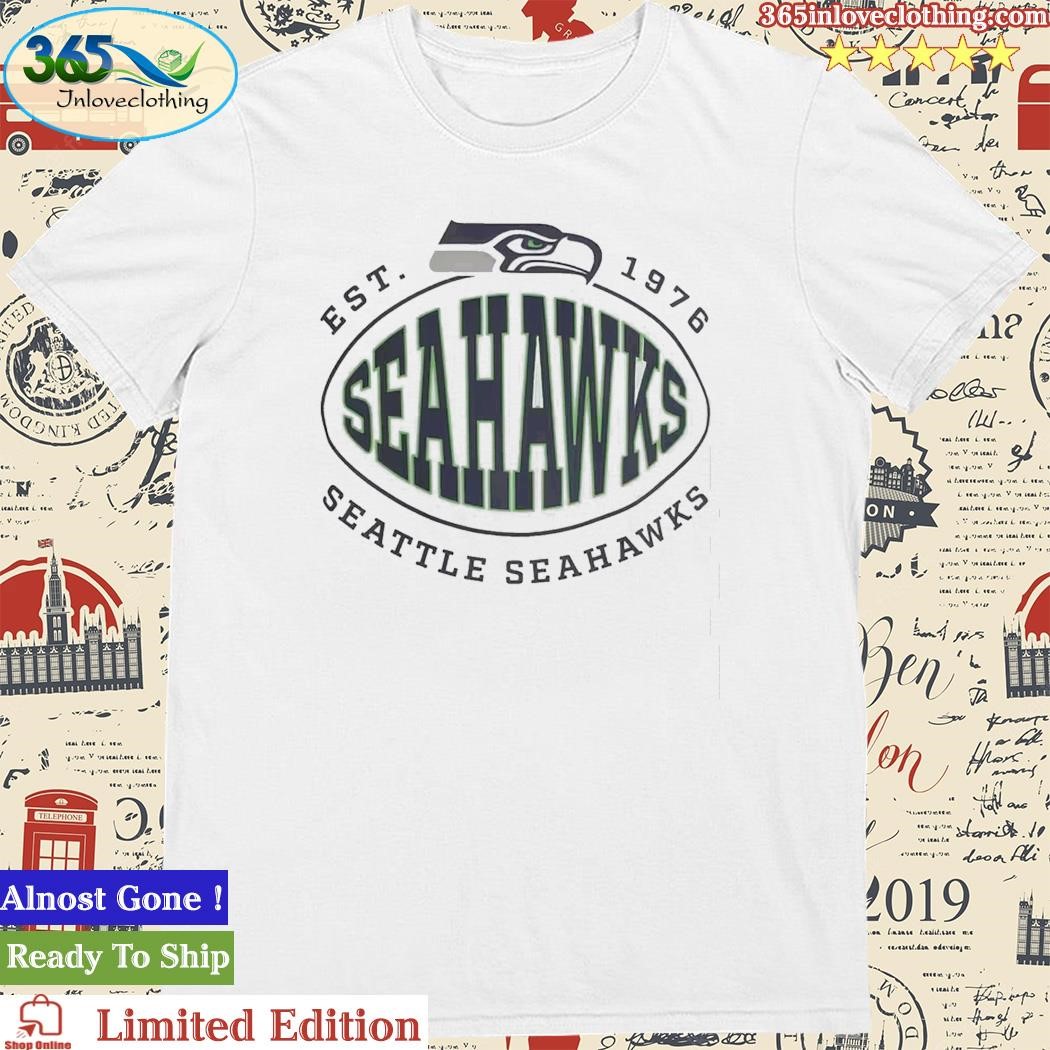 Men's Boss x NFL White Seattle Seahawks Trap T-Shirt Size: Small