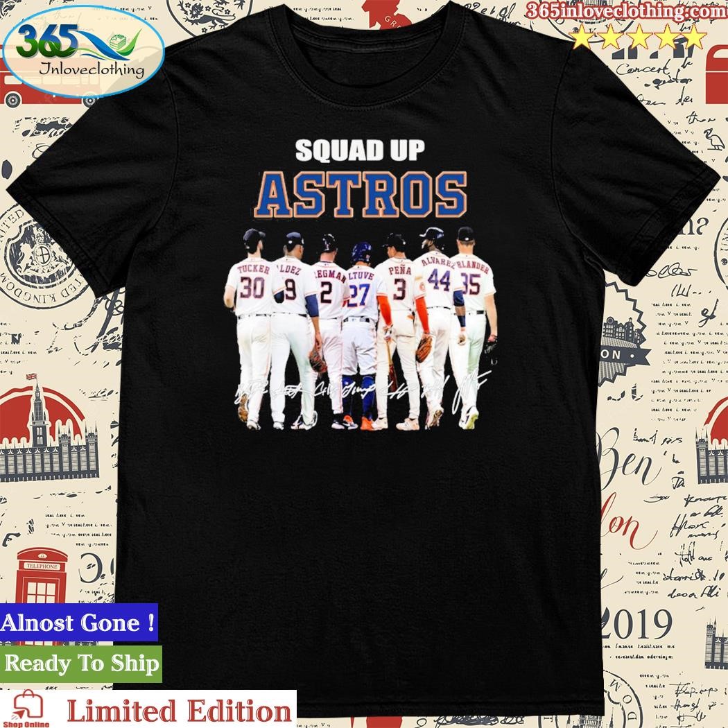 Official squad Up Astros Signature T-Shirt