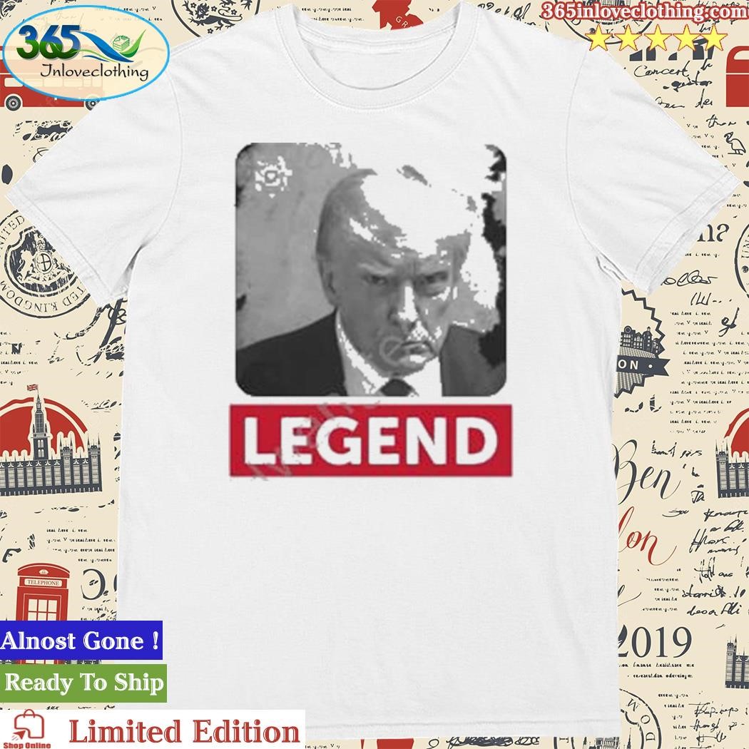 Official sticky Modern Merch Trump Mugshot Legend Shirt