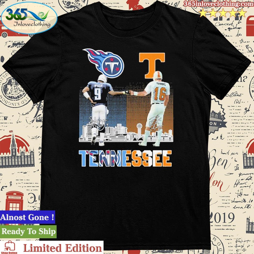 Official tennessee Titans Mcnair And Manning Tennessee Volunteers Unisex Tshirt