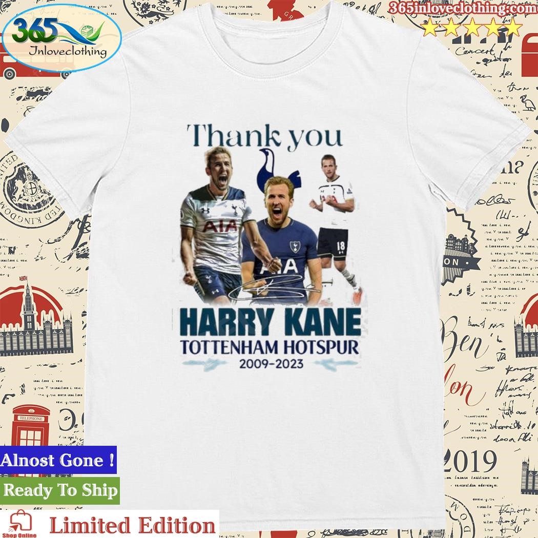 Official thank You Harry Kane Tottenham Hotspur 2009-2023 Shirt